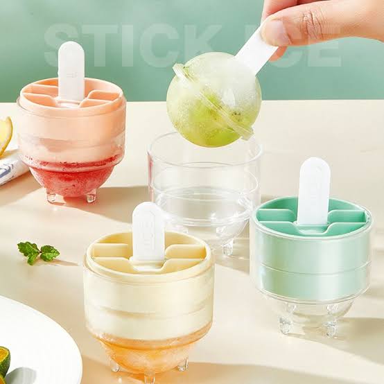 Set Of 4 Acrylic Ice Lolly Mold, Ice Ball Mold Stick, Creative Design Ice Lolly Mold, Easy Demoulding Ice Ball Mold Set Of 4 Acrylic Ice Lolly Mold, Ice Ball Mold Stick, Creative Design Ice Lolly Mold, Easy Demoulding Ice Ball Mold